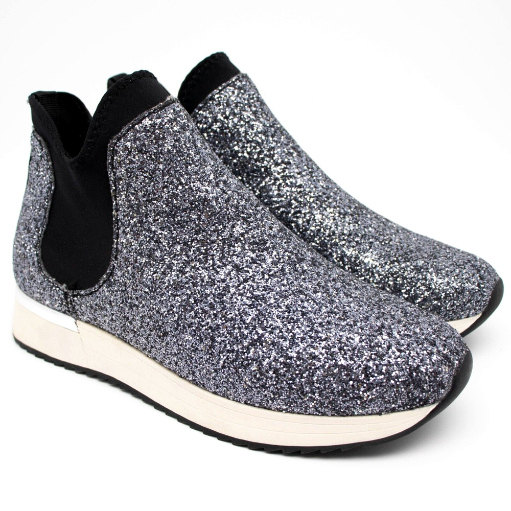 Kenneth Cole Reaction Cameron Chelsea Glitter Jogger Sneaker Shoes‎ SIZE 7